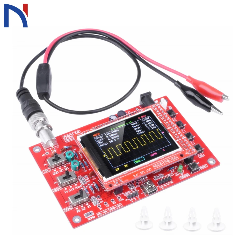 

DSO138 2.4" TFT Pocket-size Digital Oscilloscope Kit DIY Parts Handheld Acrylic DIY Case Cover Shell for DSO138