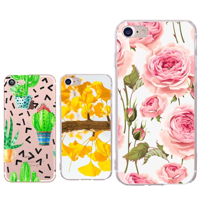 

Phone Cases For iPhone 8 Plus X 5s 6 6s 7 8 Plus colorful ROSE girls For iPhone 5 6 se Cover Capa ipone 6 s Capinha Soft TPU