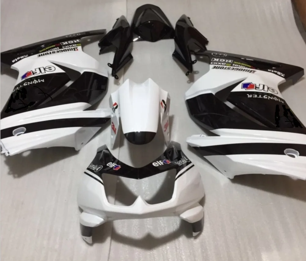 Обтекатели для Kawasaki Ninja 250R 2008 2009 2010-2014 черные белые ZX250R EX250 08 09 10 11 12 13 14 | Автомобили