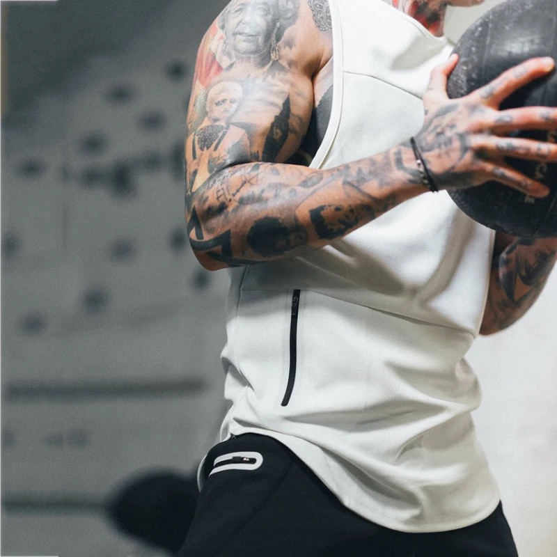 Tank Top mens sleeveless t shirts gym (20)