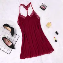 Langery/простая хлопковая ночная рубашка; платье для сна; домашняя пижама без рукавов; кружевное ночное белье; пикантная одежда для сна; домашняя одежда