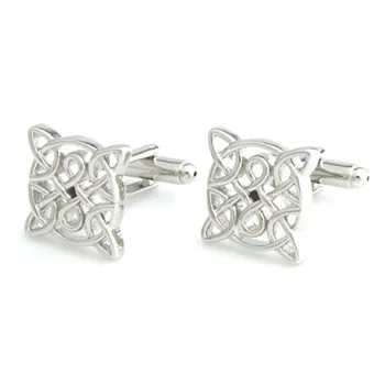 

Siver Chinese Knot Cufflink Cuff Link 15 Pairs Wholesale Free Shipping