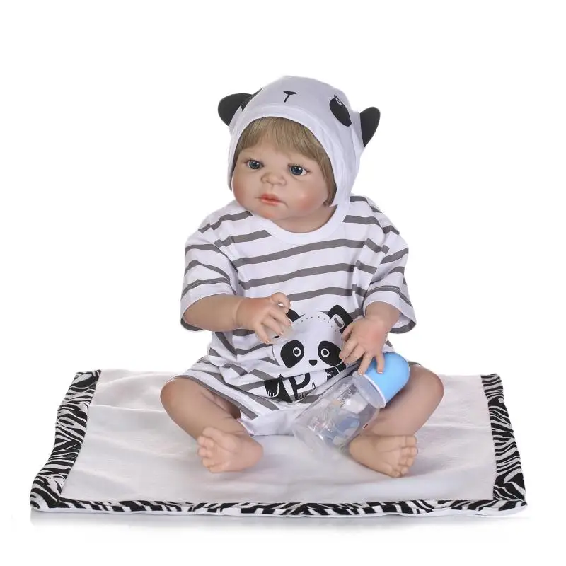 22 &quotполностью силиконовые куклы reborn babies bebe 55 см живая стильная Реалистичная