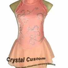 Пользовательские фигурное катание Платья для женщин для модная одежда для девочек конкурс Марка Дети Ice Фигурное катание Платья для женщин Кристалл dr3827