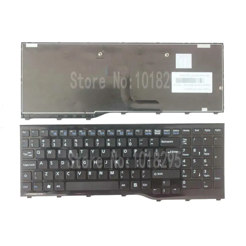 Новая клавиатура США для Fujitsu Lifebook AH552 CP581751-01 CP611954-01 UI Клавиатура для ноутбука черный