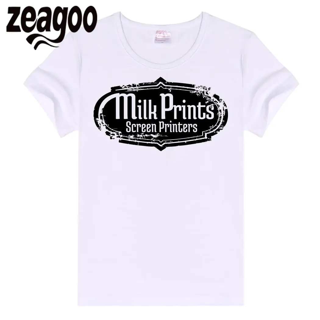Zeagoo тонкий Повседневное экипаж шеи Для женщин Fit мягкий короткий рукав Футболка