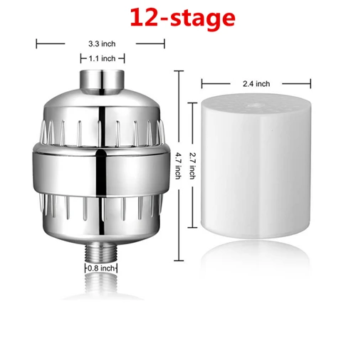 Hongdec 12-15 сценический смеситель для душа очиститель головки фильтра для воды и Сменные картриджи - Цвет: 12-Stage filter