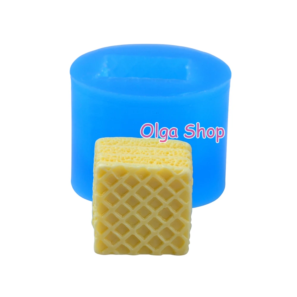 QYL405 18,1 мм 3D Вафля/Вафля формочка для печенья-вафельная форма для печенья сахарное ремесло, помадка, конфеты, сделай сам ручной работы, глазурь, смола, помадка