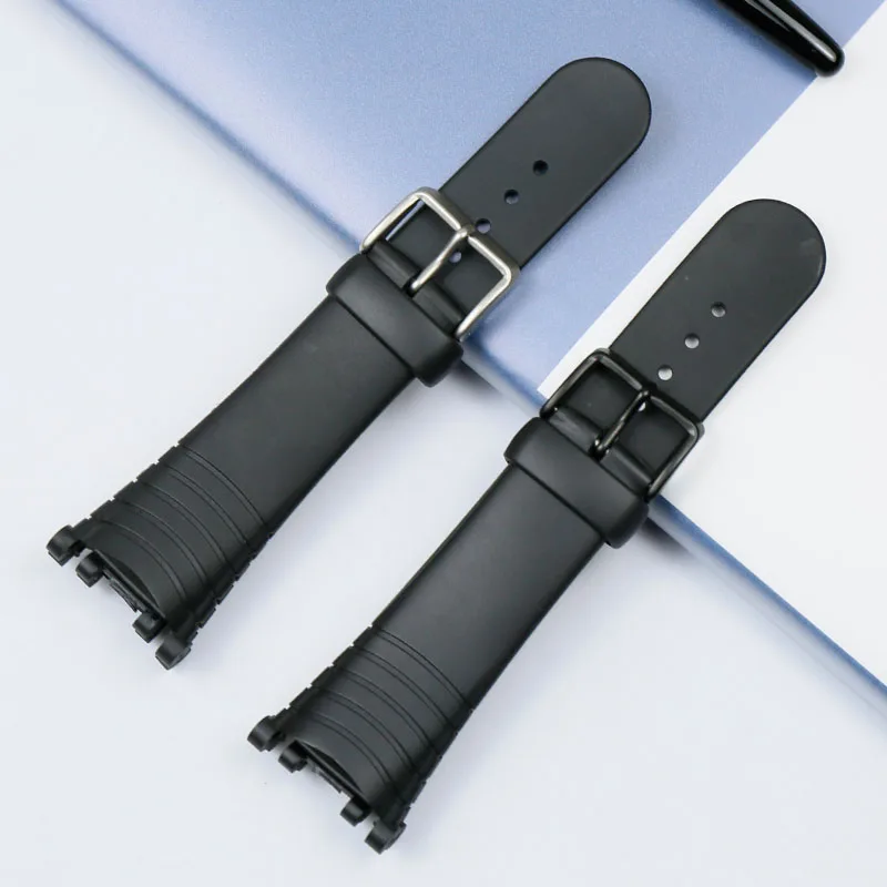 

Watch Accessories for SUUNTO Vector Black Strap Pin Buckle with Waterproof Rubber Strap Men's Strap