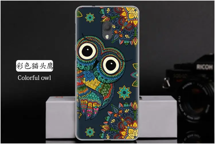 彩色猫头鹰 Colorful owl