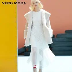 Vero Moda 2019 новая бархатная флисовая куртка со шнуровкой средней длины | 318309502