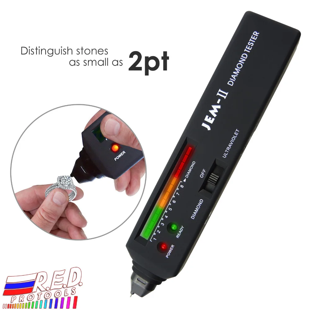 US $50.50 Diamond Tester With Uv Ultraviolet Light Gemstone Precious Loose Stone Tool Selector