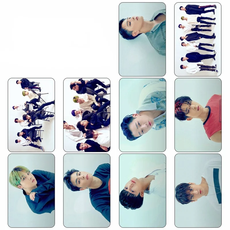 Youpop KPOP Fan IKON B.I альбом ломо карты K POP Мода самодельный бумажный фото автобус карта