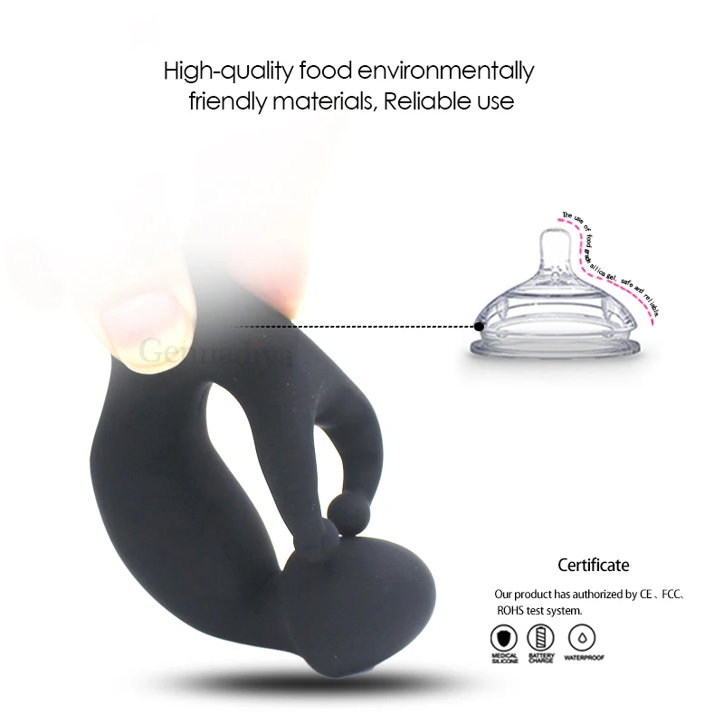 Super-speed-Vibrating-strong-Vibrator-Prostate-Massager-Safe-Silicone-Butt-Plug-Body-anal-cleaner-shower-for (2)