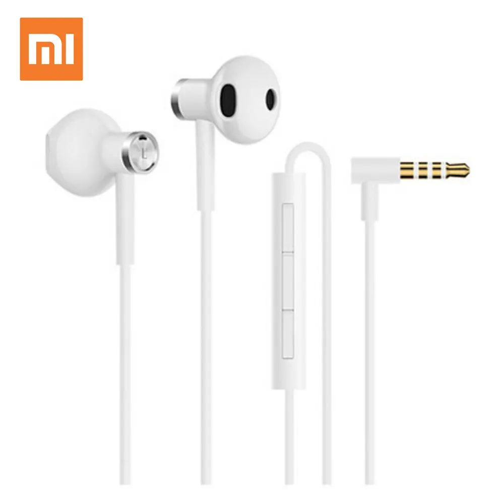 Новинка 2018 оригинальный Xiaomi mi двойной драйвер MEM c цепкий провод контроль
