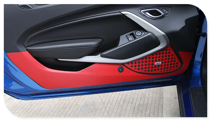 Inner Door Anti Kick Scratch sticker For Chevrolet Camaro 2016 2017 accessories font b car b