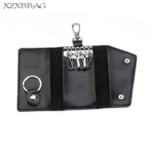 XZXBBAG из натуральной кожи Бизнес Чехлы для карт и ключей кошельки унисекс органайзер для ключей мужские ключи ключница для ключей женский брелок для ключей сумка