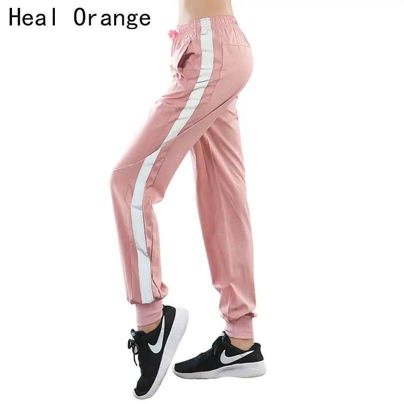 HEAL ORANGE Women Running Pants Sport Pants Loose Fitness