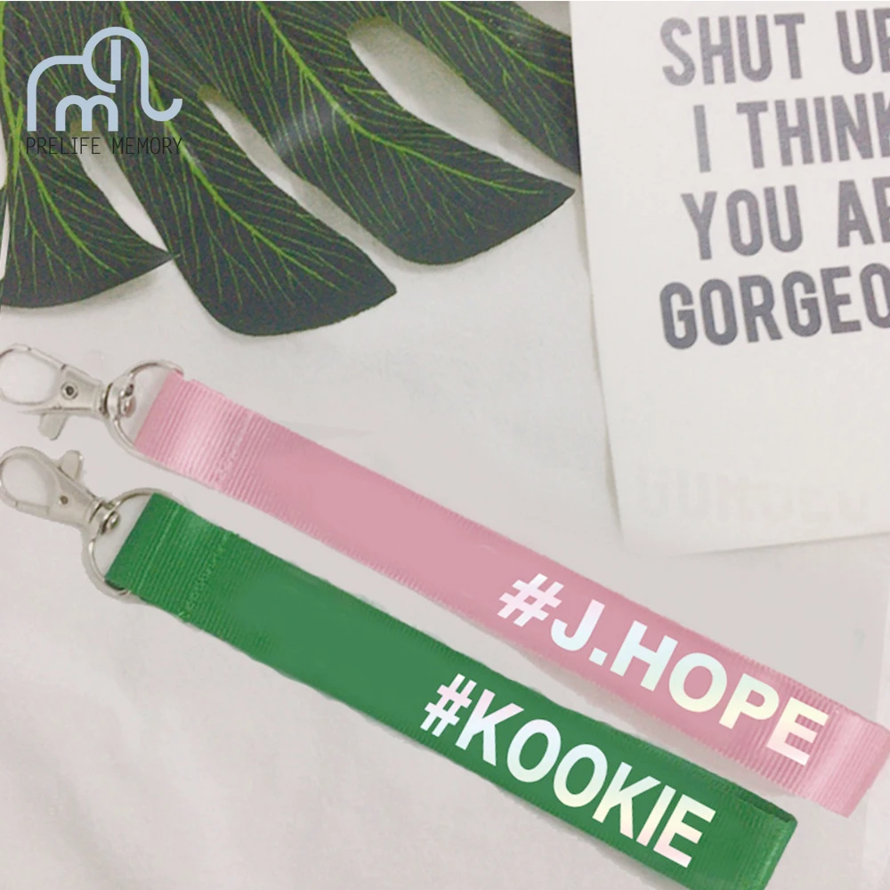 Korea BTS Laser Keychain Album Bangtan Boys Discoloration