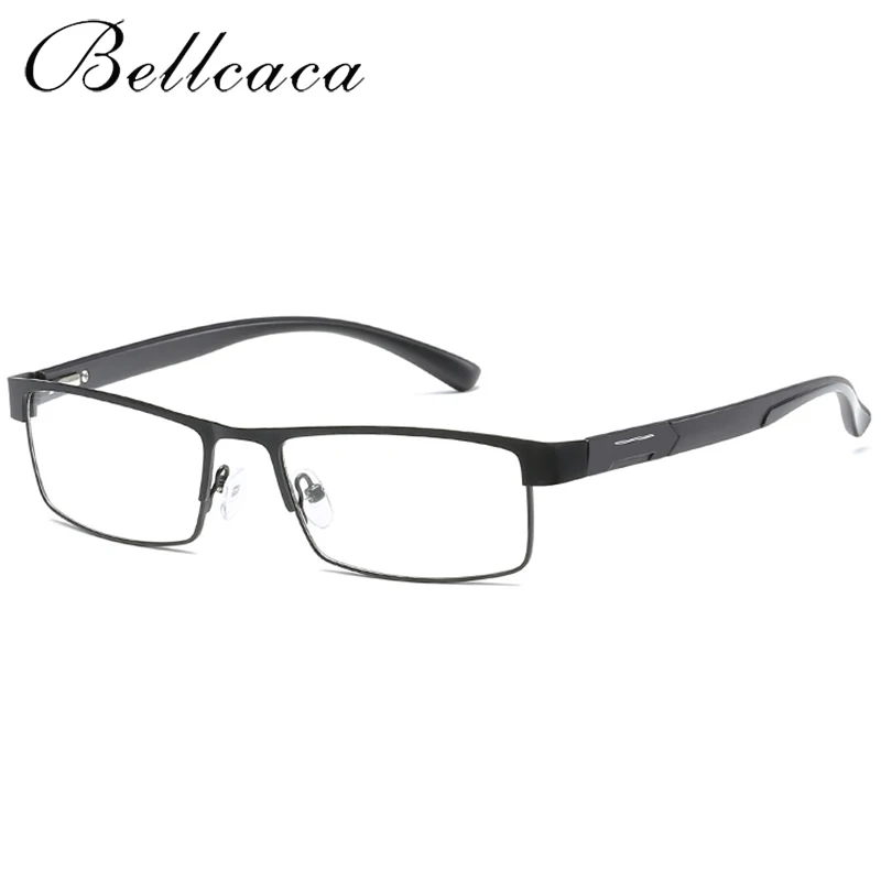 Bellcaca очки для чтения, мужские диоптрийные дальнозоркие очки, очки по рецепту, мужские+ 1,0+ 1,5+ 2,0+ 2,5+ 3,0+ 3,5+ 4,0 BC251 - Цвет оправы: BC251 C1 black