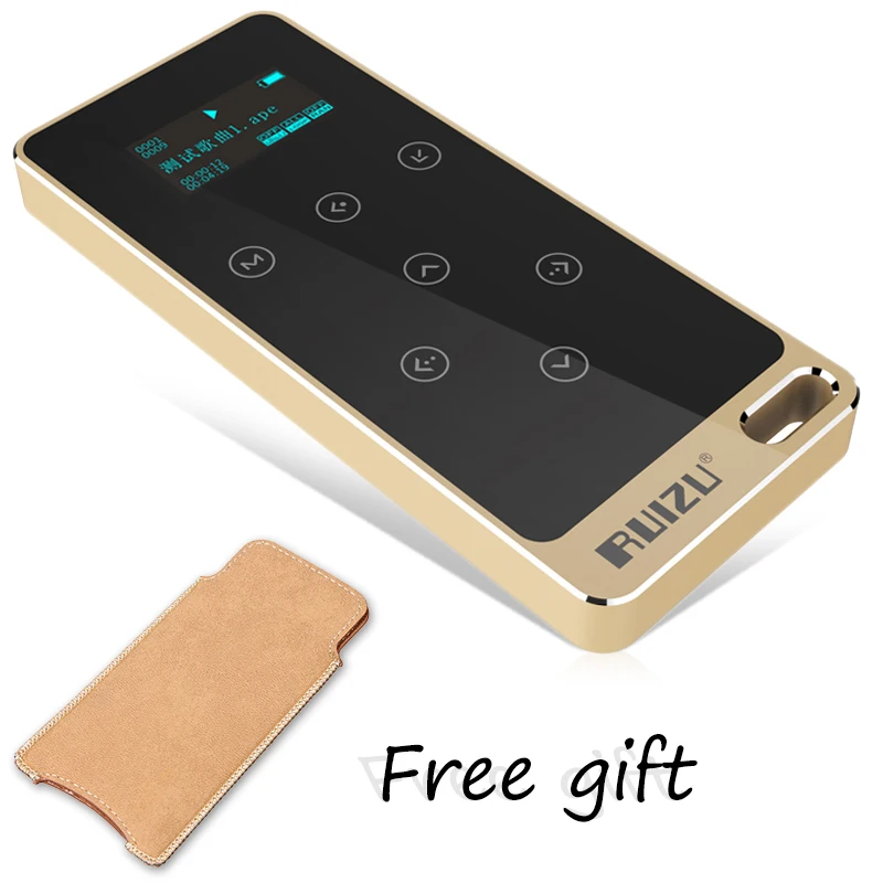 

100% original English version Ultrathin MP3 Player with 8GB storage and 1.1 Inch Screen can play 80h, Original RUIZU X05