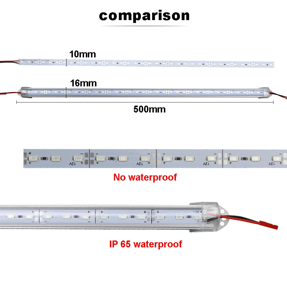 Светодиодный светильник для выращивания растений DC12V 5730 SMD 50 см светодиодный светильник для растений 36 светодиодный s красный синий светильник для аквариума комнатный теплица для выращивания растений