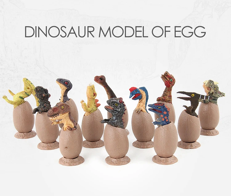 Динозавры яйца ПВХ 20 шт. Забавный растущий динозавр яйца Детские игрушки динозавр яйца детский подарок динозавр развлечение для детей