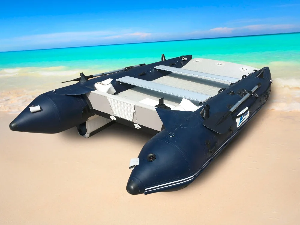 

MC330 Goethe New Type Inflatatable Catamaran Boats with aluminum benches