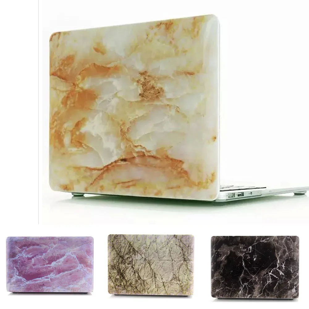 

marble orange Hard laptopp Case for apple Macbook Air Pro 11 12 13 15 Pro13 15 Retina matte protective shell for mac