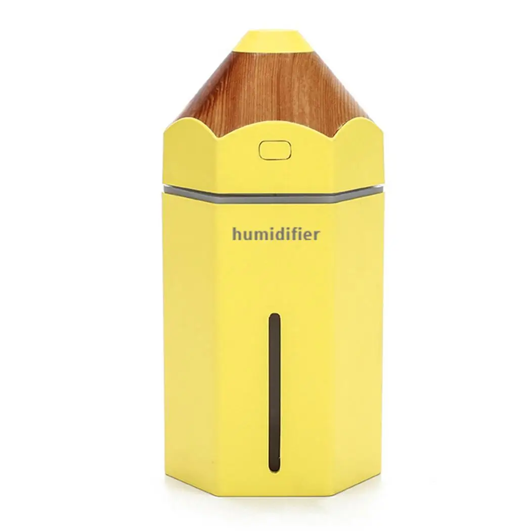 

230ml Mini Pencil Aroma Humidifier USB Essential Oil Mist Diffuser Mute Spray Hydrating Air Purifier With Colorful Night Light