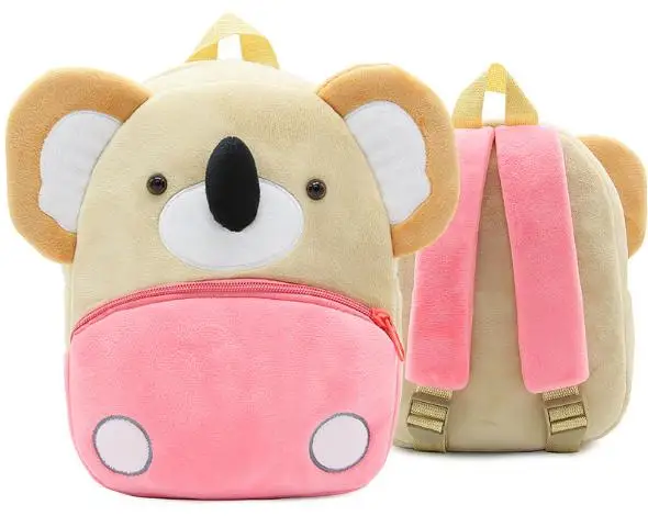 Животных детские плюшевые рюкзаки мини школьный единорог; Фламинго Рюкзак-Акула рюкзак для девочек и мальчиков детские школьные сумки - Цвет: Koala