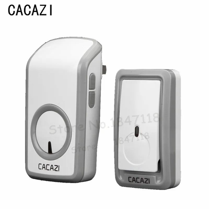 CACAZI EU Plug Electroinc Wireless Doorbell Long Range