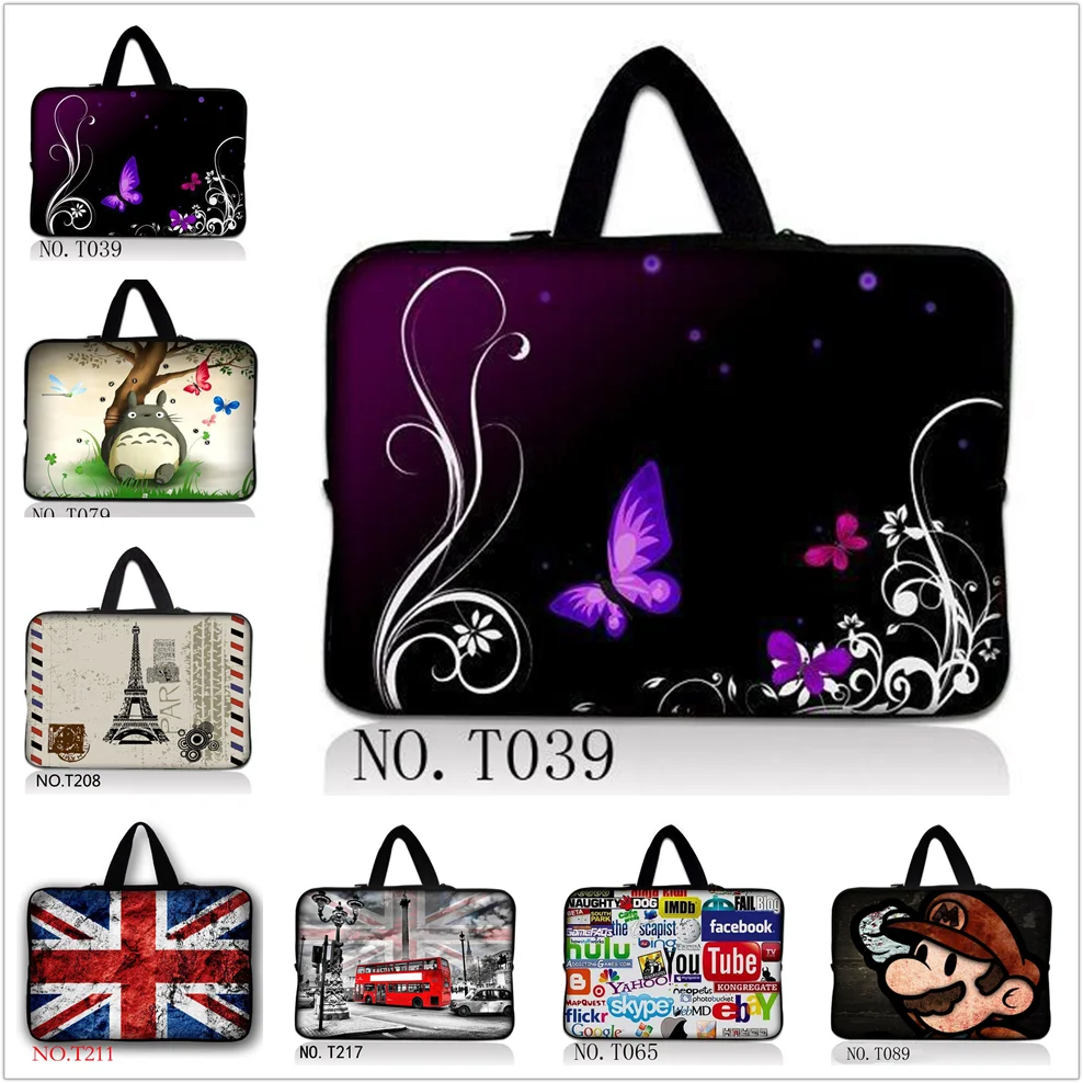 Laptop Sleeve Case handle Bag For Macbook Air Pro Asus Dell HP Acer 11 12 13 14 15.4 15.6 17 Surface pro Notebook bag