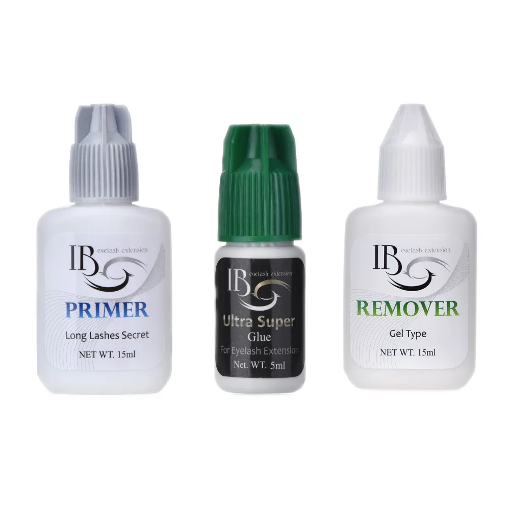 

Professional Eyelash Extensions Kit Primer Ultra Super Glue Adhesive Remover for Individual Eyelash Extensions Set From Korea