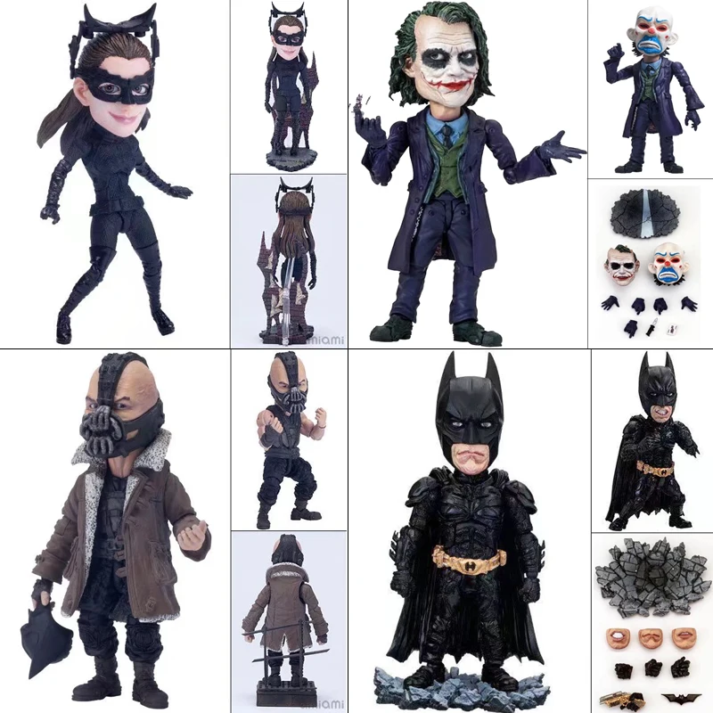 5 дюймов 12 см NECA Темный рыцарь Бэтмен Джокер Женщина-кошка Бейн фигурка игрушка кукла рождественский подарок