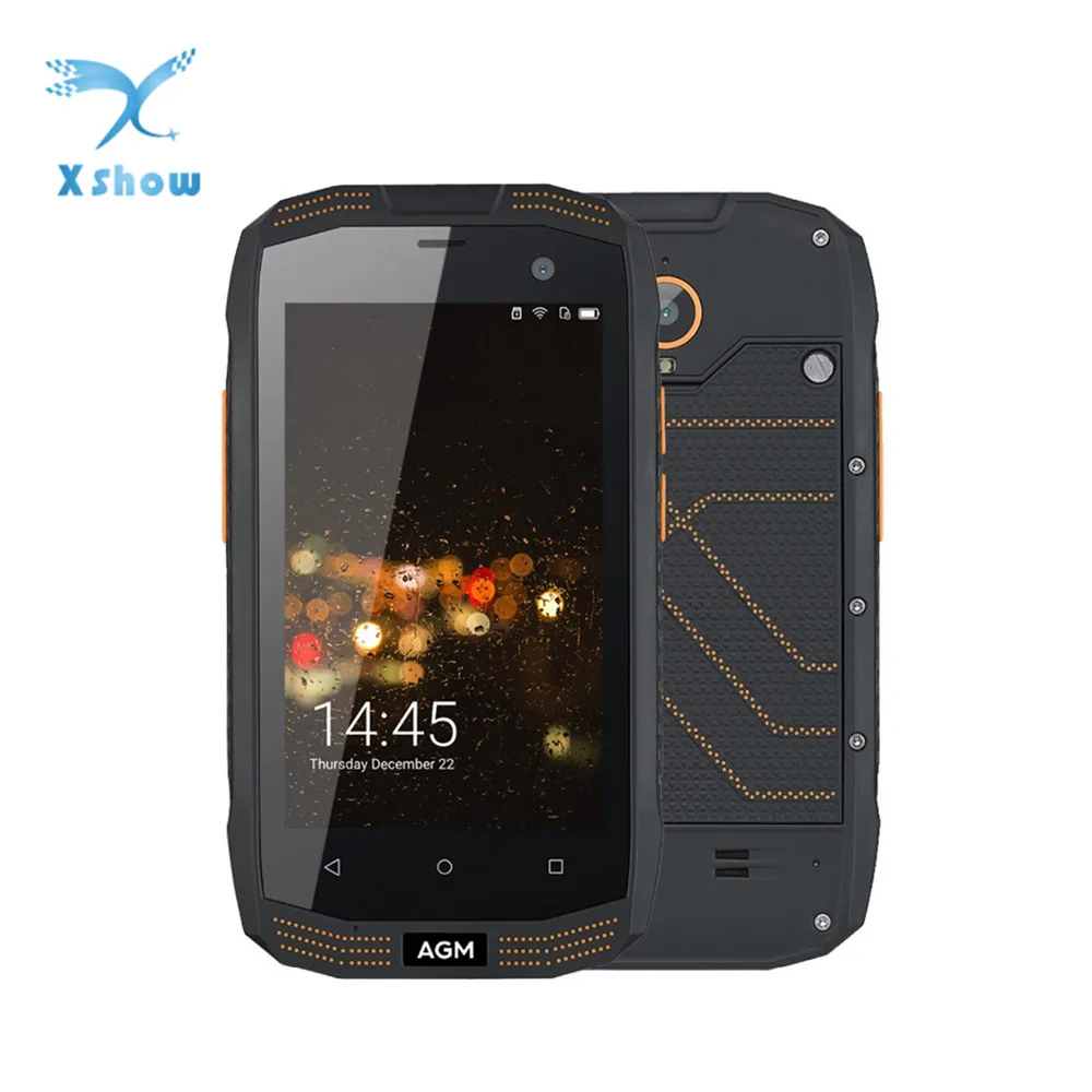 

AGM A2 Waterproof Phone Mobile Shockproof Dustproof Quad Core Smartphone Rugged Phone 4G LTE GPS 2GB Ram 16GB Rom No Russian