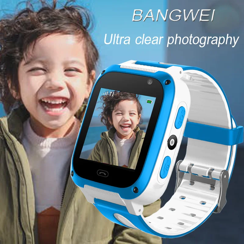 

2019 BANGWEI New Children's Phone Watches Child Positioning SOS Remote Monitoring Lighting Smart Watch LBS Tracking Positioning