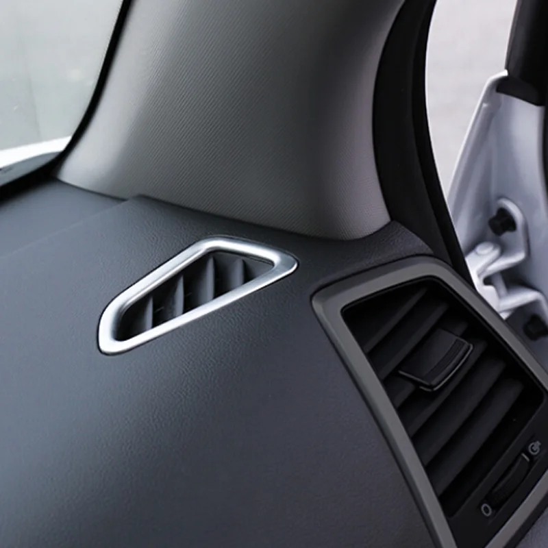 Chrom/é mat ABS Int/érieur Tableau de bord Air AC Vent Outlet Cover Trim 4 pcs pour RAV4 2016-2018 Accessoires Auto Styling
