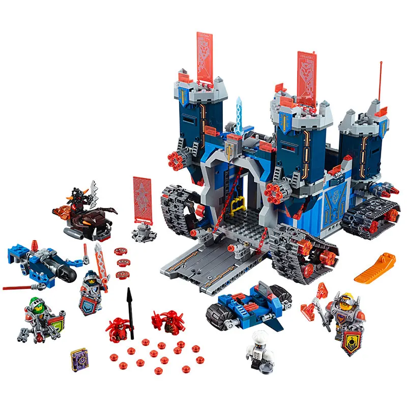 

Compatible With Legoing NEXO KNIGHTS 70317 14006 Building Blocks THE FORTREX Castle Model Bricks Set Kids Educational Toys