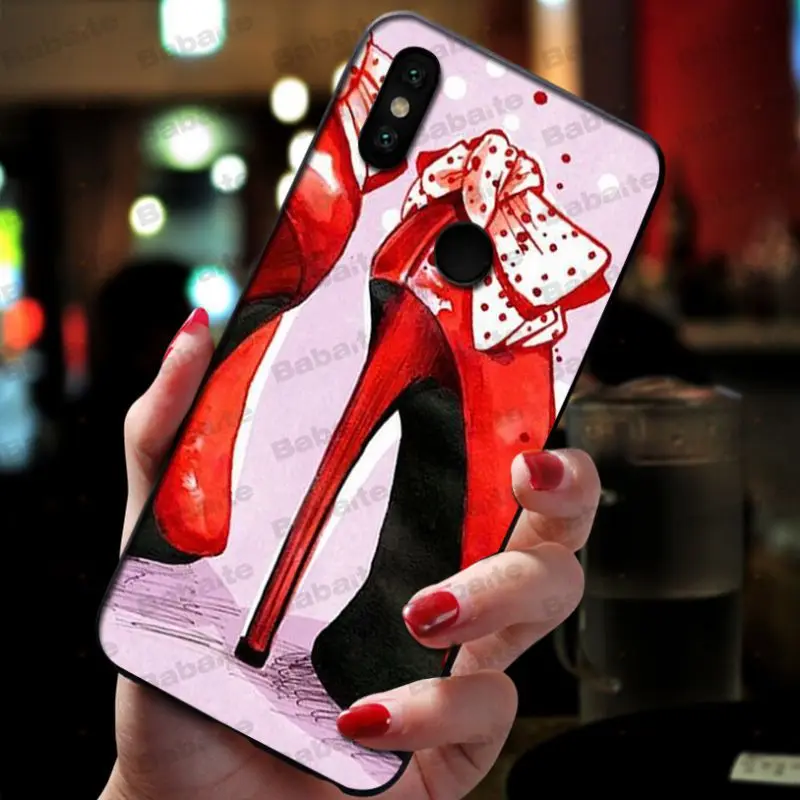 red high heel shoes girly 