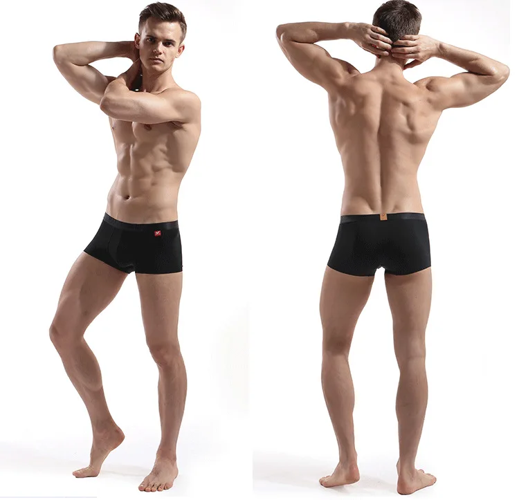 WJ бренд мужское Сексуальное белье hommes боксеры Мужские модельные трусы-боксеры плавки мужские забавные трусы одежда для сна, одежда для