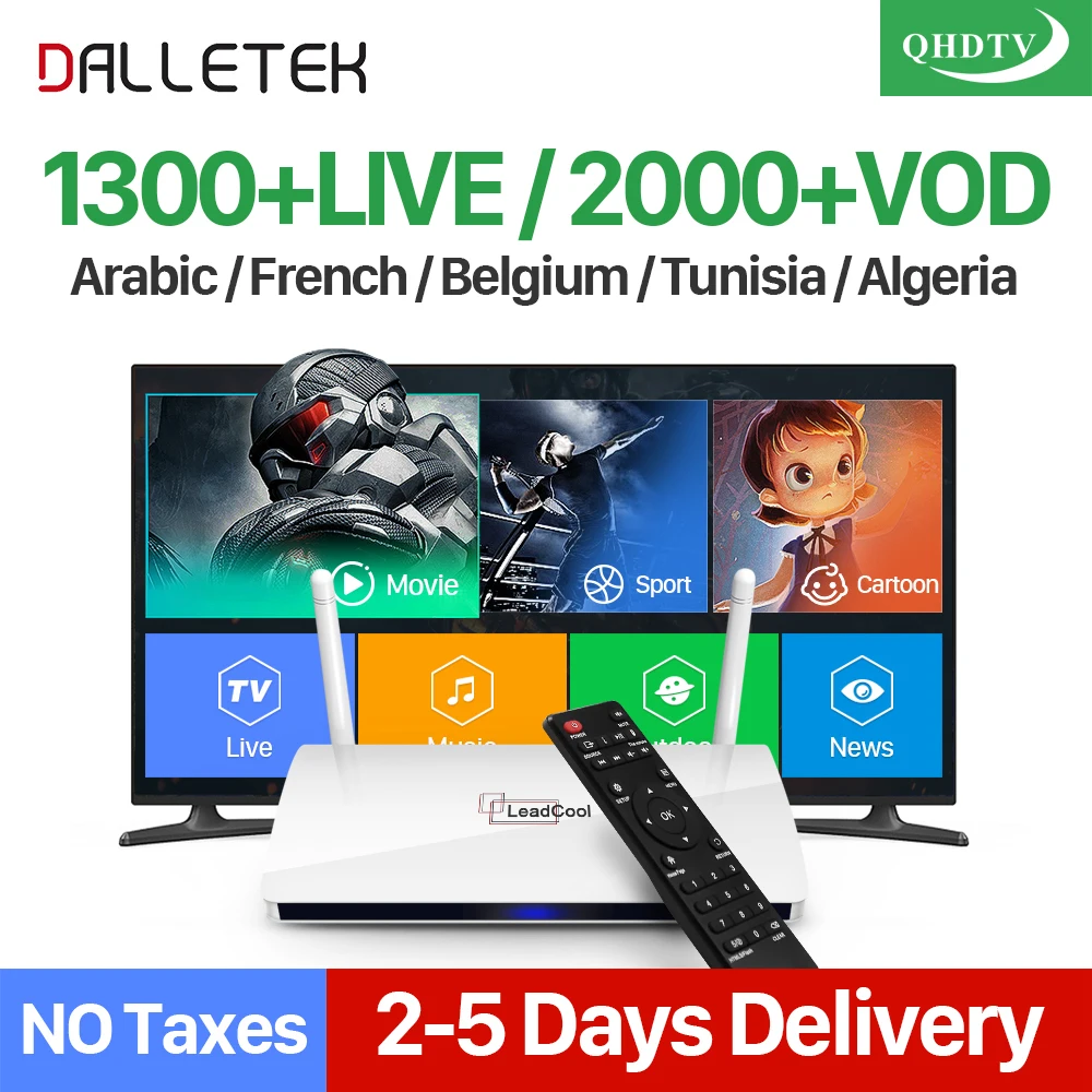 Dalletektv QHDTV 1 Year IPTV Subscription Leadcool Europe ...