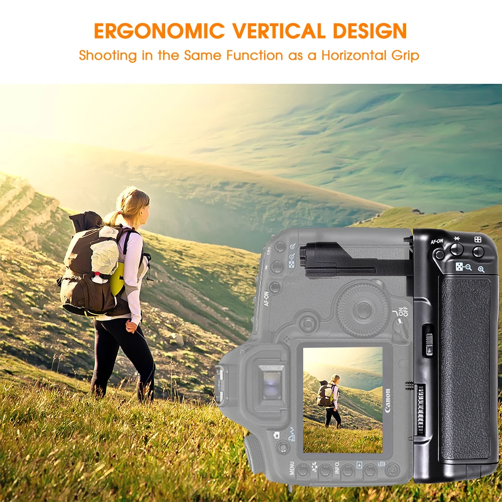 Comprar Travor Vertical bateria Grip para Canon 5D Mark II 5D2 reemplazo BG E6 trabajo con batería de LP E6