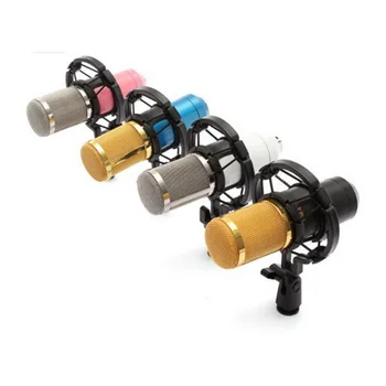 

20pcs BM800 Dynamic Condenser Wired Microphone Mic Sound Studio for Recording Kit KTV Karaoke with Shock Mount