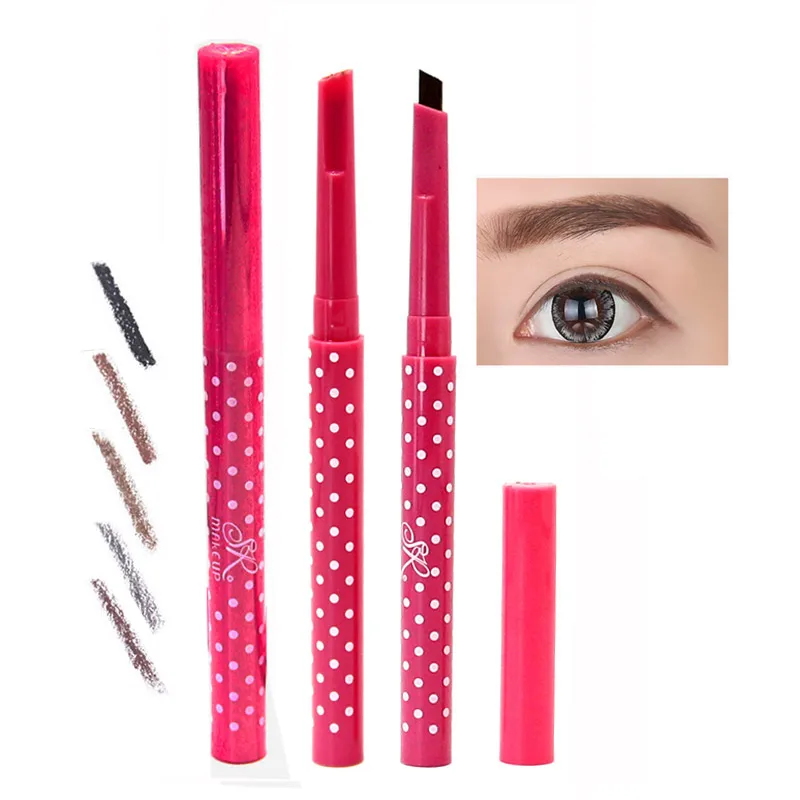 

Automatic Rotating Eyebrow Pencil Eyes Makeup Waterproof Eye Brow Pen Make up Cosmetic Tool Black Eyebrow Enhancer Powder Stick