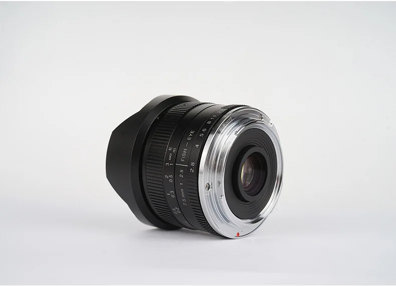 7,5 мм F2.8 рыбий глаз микро объектив M4/3 FX NEX EOSM E зеркальные камеры объектив для Panasonic Olympus sony E порт Fuji FX порт Canon