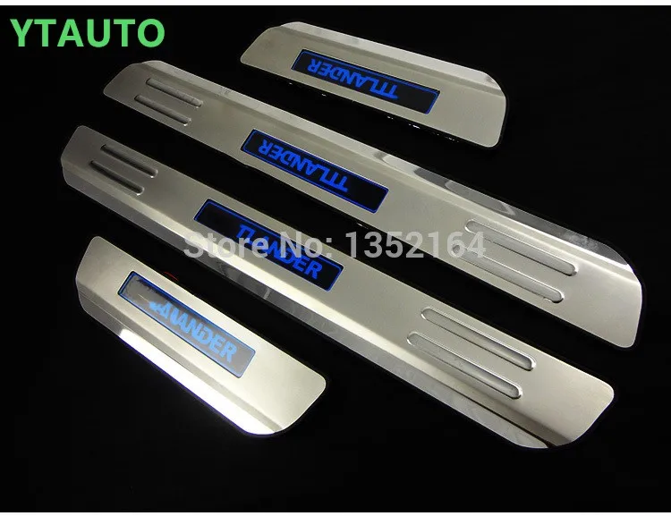 Auto led Door sill plate scuff plate for mitsubishi outlander 2016