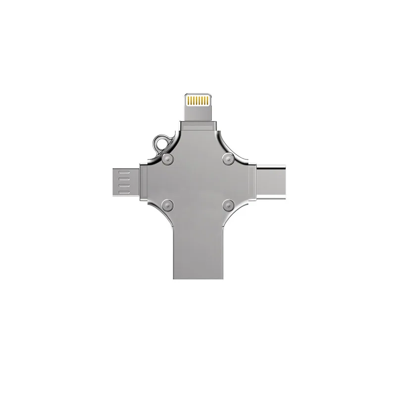 LLL TRADER 64 ГБ флеш накопитель для хранения OTG USB iOS iPhone 7 iPad Android PC металлический u диск