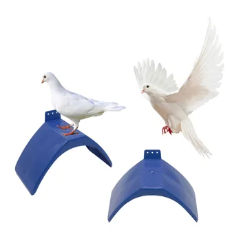 

5 Pcs Pigeon Perch Plastic Heat Resistance Dove Rest Roost Bird Stand Holder Pigeon Cage Accessories