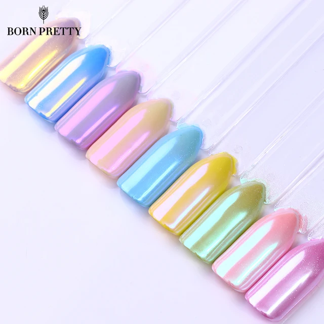 Mermaid Pearl Nail Glitter Powder Shiny Mirror Matte Shimmer Pigment Powder Dust 1g Manicure Nail Art Decoration